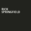 Rick Springfield, Grand Event Center Golden Nugget, Lafayette